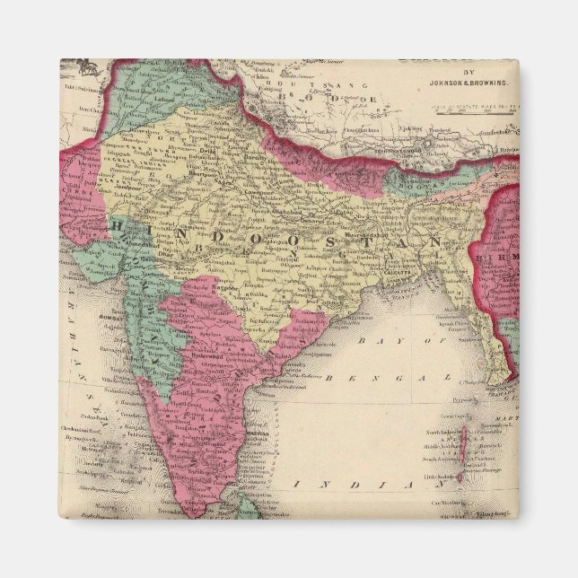 Hindostan Or British India Magnet (Front)