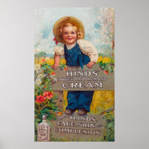 Hinds' Honey and Almond Cream Lotion Poster