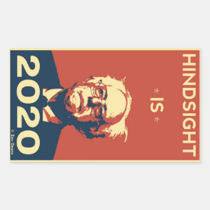 HINDSIGHT IS 2020 STICKER