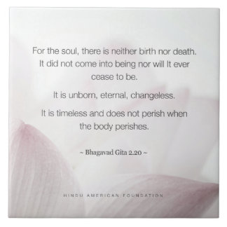 Hindu Bereavement Keepsake Tile