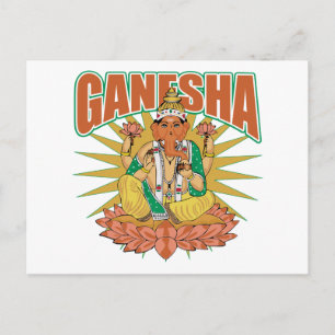 Hindu Ganesha Postcard