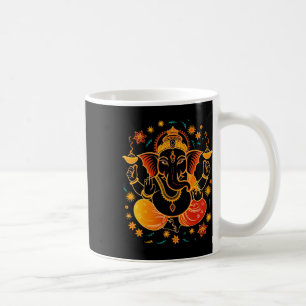Hindu Ganesha Puja Elephant God India Meditation Y Coffee Mug