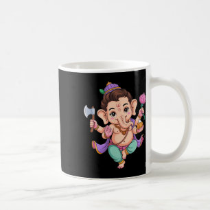 Hindu Ganesha Puja Elephant God India Meditation Y Coffee Mug