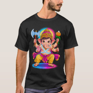 Hindu Ganesha Puja Elephant God India Meditation Y T-Shirt