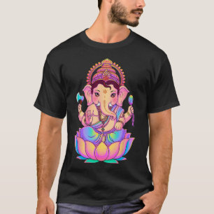 Hindu Ganesha Puja Elephant God India Meditation Y T-Shirt