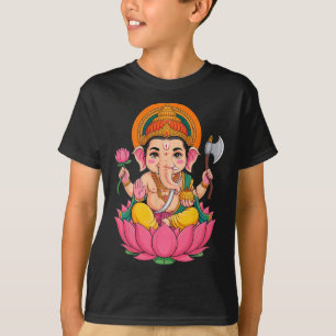 Hindu Ganesha Puja Elephant God India Meditation Y T-Shirt
