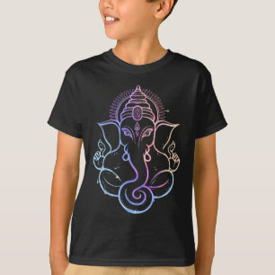 Hindu Ganesha Puja Elephant God India Meditation Y T-Shirt