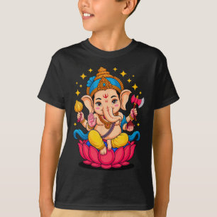 Hindu Ganesha Puja Elephant God India Meditation Y T-Shirt