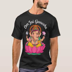 Hindu Ganesha Puja Elephant God India Meditation Y T-Shirt