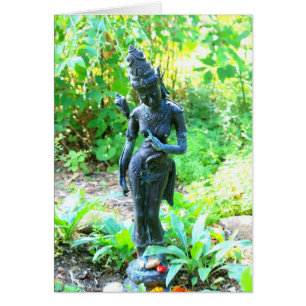 hindu garden statue