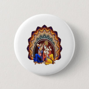 Hindu Gathering 2 Inch Round Button