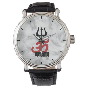 Hindu God Shiva Om Namah Shivay with Trident OM Watch