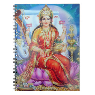 Hindu Goddess Lakshmi Devi Notebook