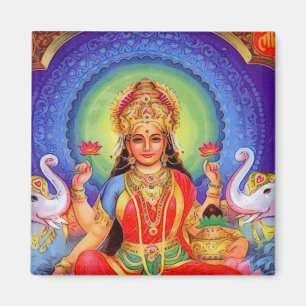 Hindu Goddess Lakshmi Maa Magnet