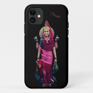 Hindu Goddess w/out your name or initials iPhone 11 Case