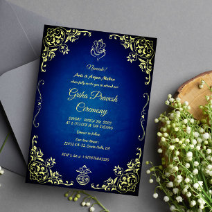 Hindu House Warming Griha Pravesh Invitation