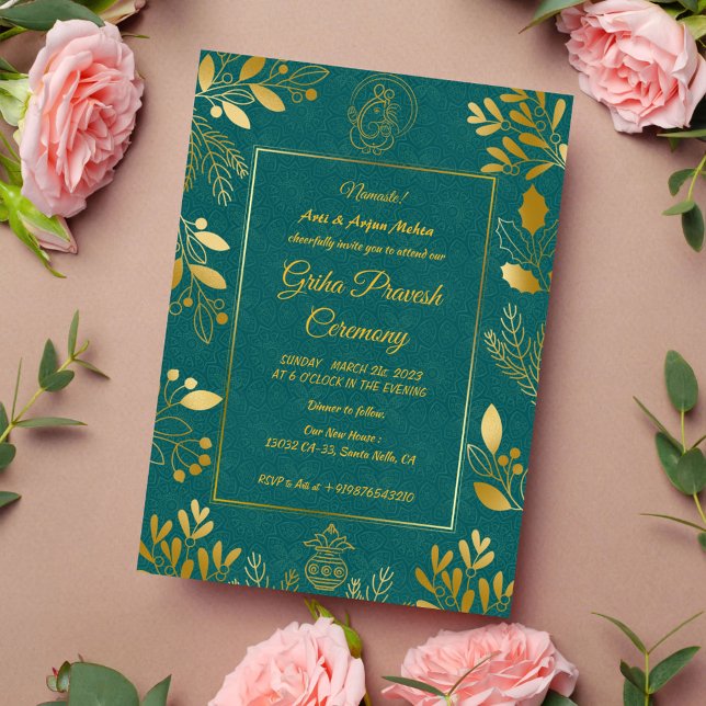 Hindu House Warming Griha Pravesh Invitation (Creator Uploaded)