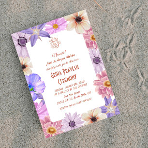 Hindu House Warming Griha Pravesh Invitation