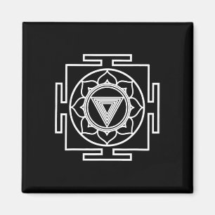 Hindu Kali Yantra Symbol Hinduism Yoga Eastern Art Magnet