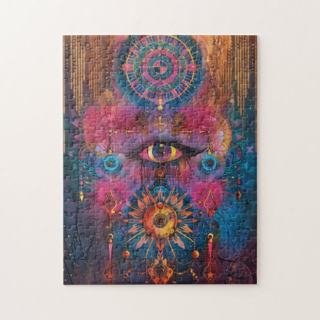 Hindu mysticism jigsaw puzzle (Vertical)
