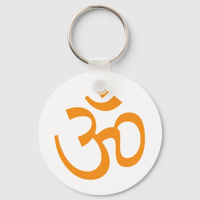 Hindu Om Keychain (Front)