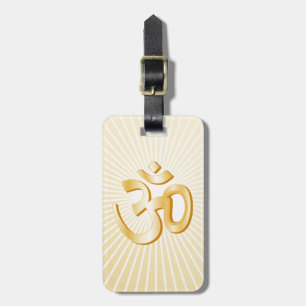 Hindu Om Symbol Luggage Tag