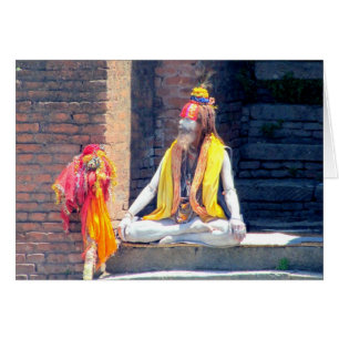 Hindu Priest in Kathmandu, Nepal-AKA BABA