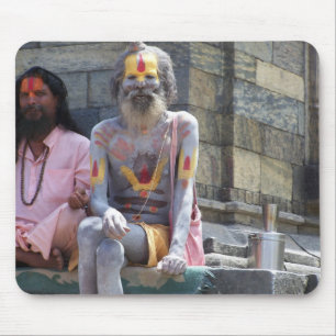 HINDU TEMPLE KATHMANDU NEPAL MOUSE PAD