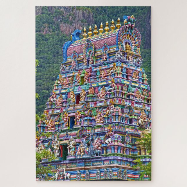hindu temple puzzle (Vertical)