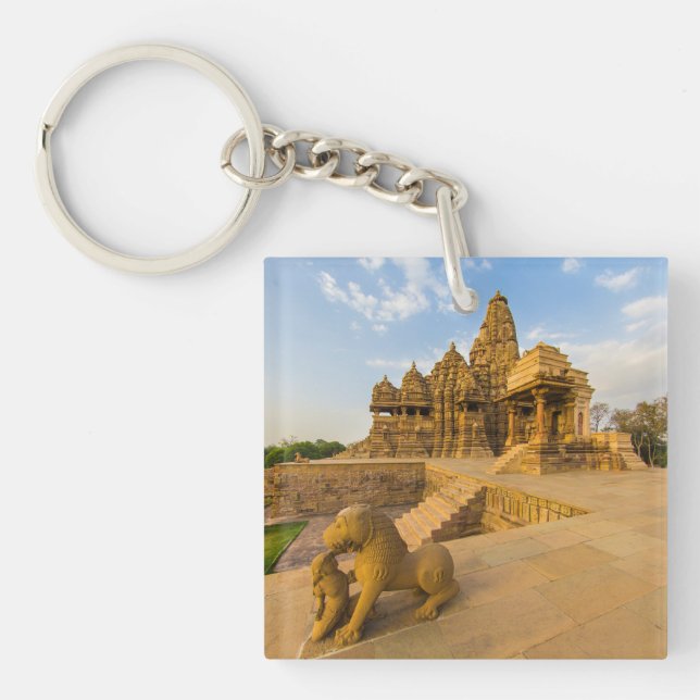 Hindu Temples at Khajuraho Keychain (Front)