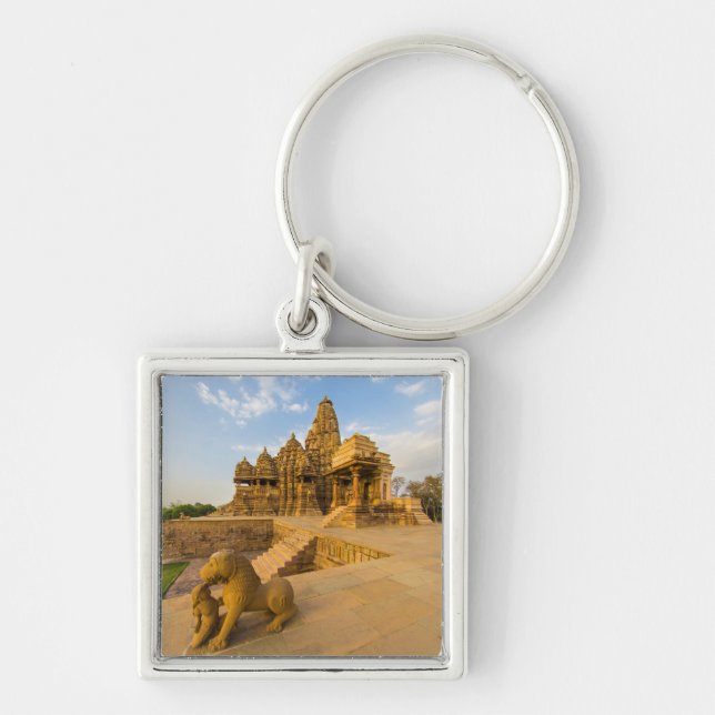 Hindu Temples at Khajuraho Keychain (Front)