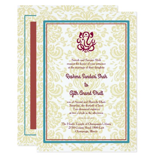 hindu wedding invitations