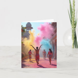  HINDU Why chase rainbows when there is HOLI Thank You Card