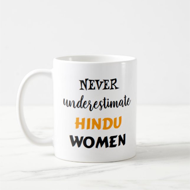 hindu women coffee mug (Left)