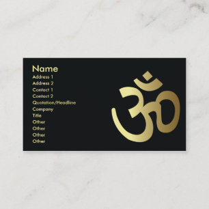 Hinduism - Business Business Card