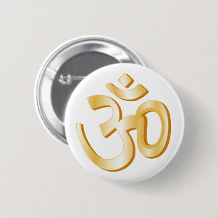 Hinduism Symbol 2 Inch Round Button