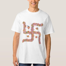 Hindus Flower  Swastika symbol