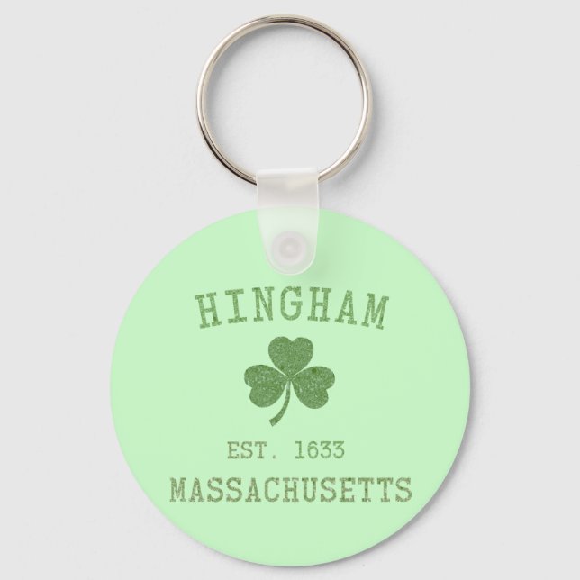 Hingham MA Keychain (Front)