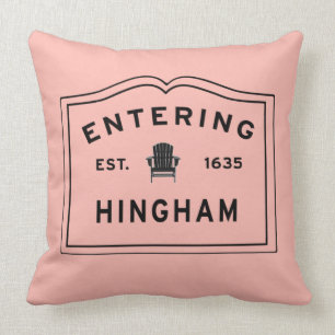 Hingham MA Throw Pillow