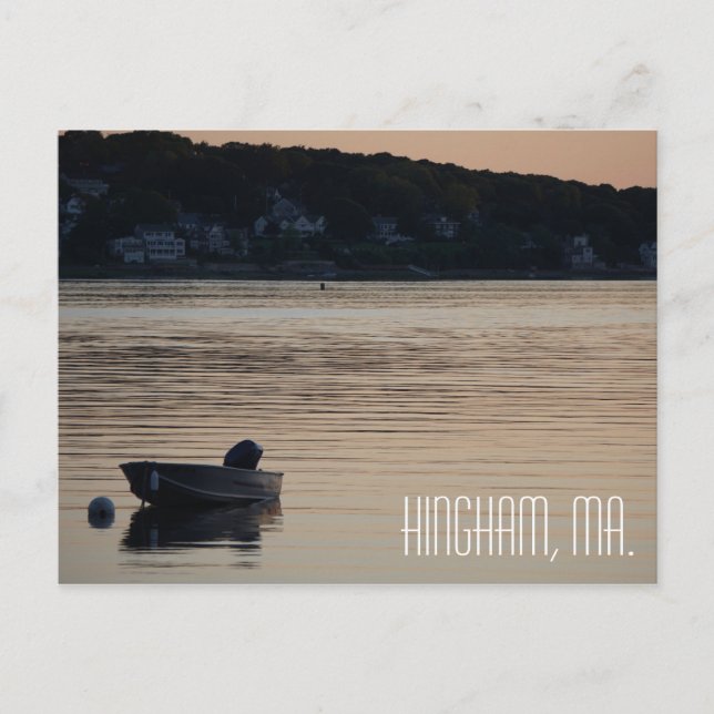 Hingham Massachusetts postcard (Front)