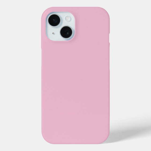 Hint of Cherry Pink Solid Colour Pastel Shade Case-Mate iPhone Case (Back)