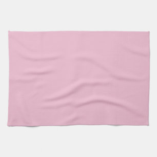 Hint of Cherry Pink Solid Colour Pastel Shade Kitchen Towel