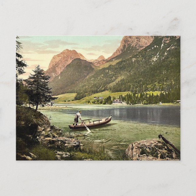 Hintersee, general view, Upper Bavaria, Germany vi Postcard (Front)