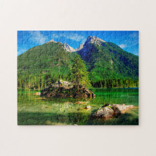 Hintersee Ramsau Bavaria. Jigsaw Puzzle