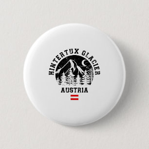 Hintertux Glacier Austria Alps Ski Resort Alpine S 2 Inch Round Button
