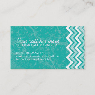 Hip Chevron Mommy Cards