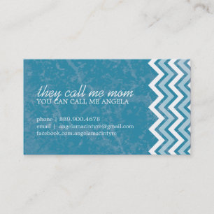 Hip Chevron Mommy Cards