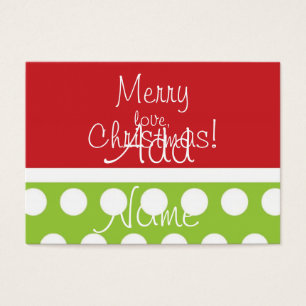 Hip Christmas Gift Tags