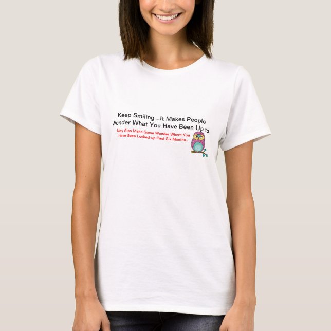 hip cool Keep Smiling positive vibes Tshirt design (Front)