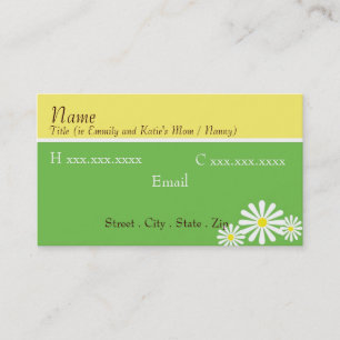 Hip Daisy Mommy Card
